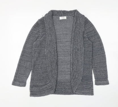 Womens UK Size M Wallis Grey Cardigan Jumper