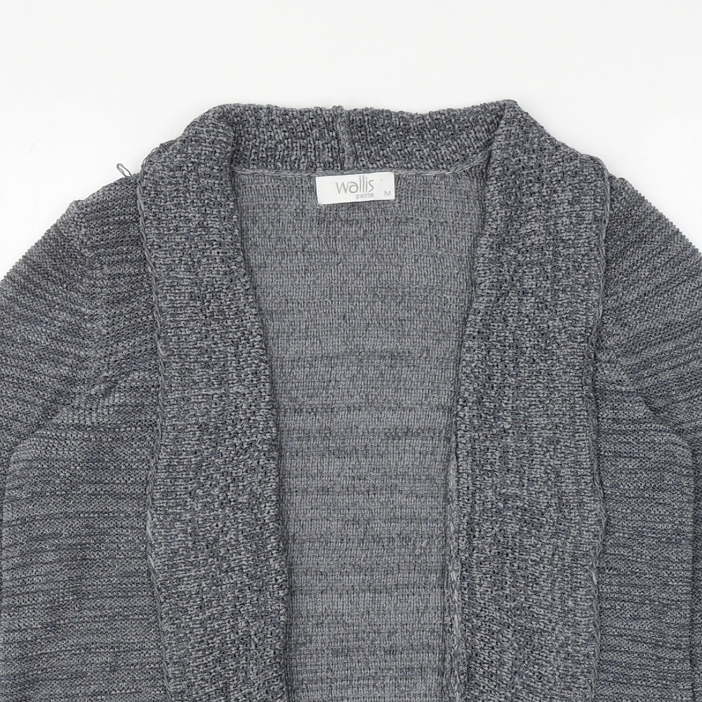 Womens UK Size M Wallis Grey Cardigan Jumper