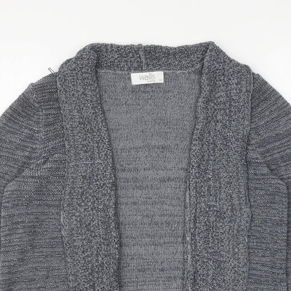 Womens UK Size M Wallis Grey Cardigan Jumper