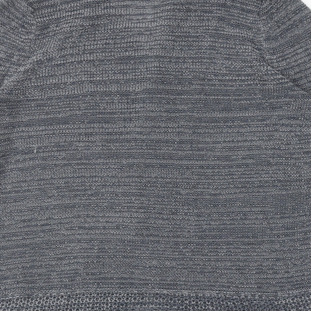 Womens UK Size M Wallis Grey Cardigan Jumper