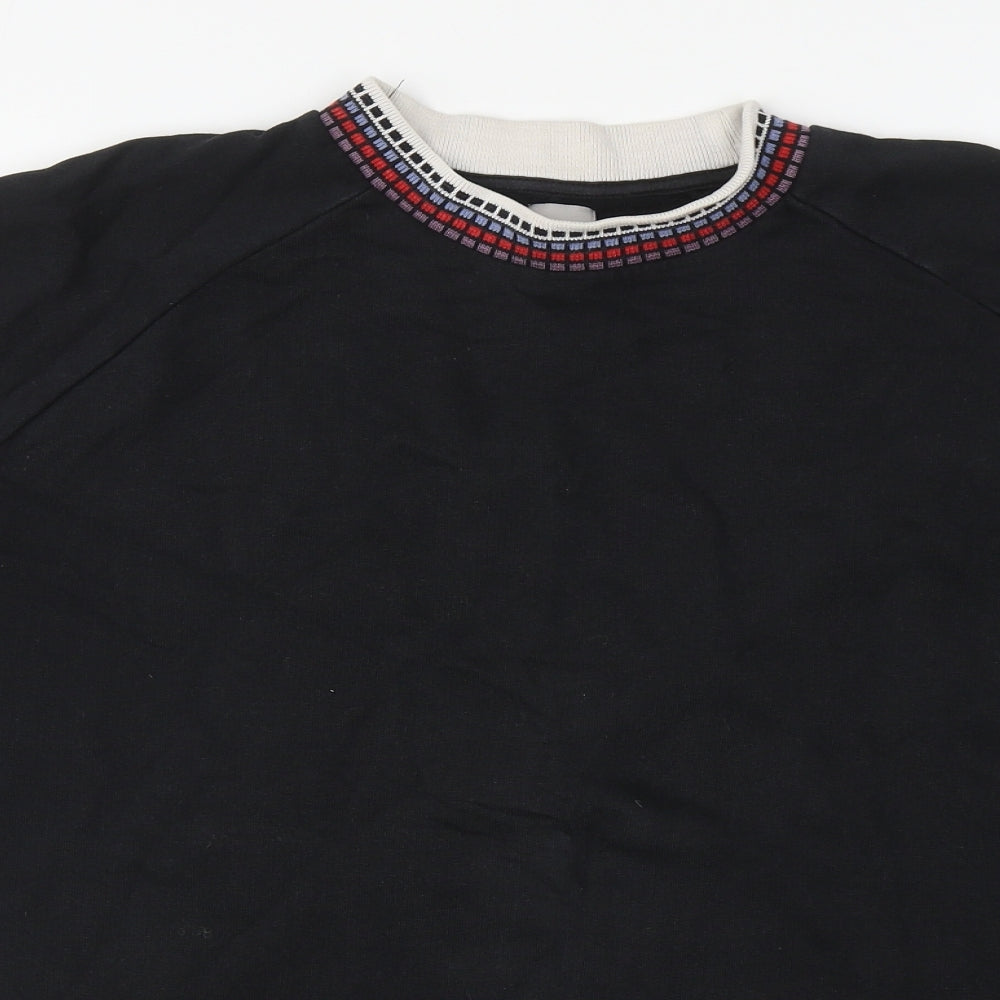 Womens UK Size M ASOS Black Pullover Sweatshirt