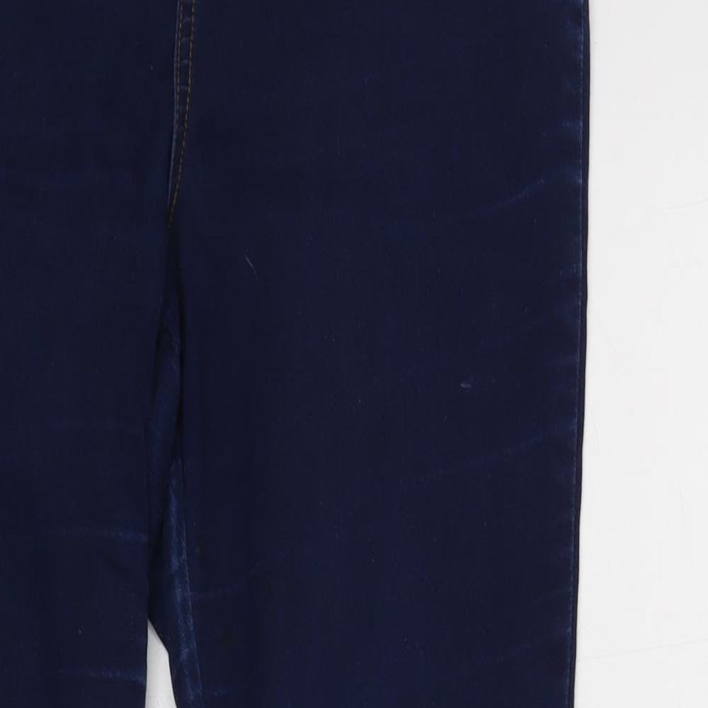 Very Womens Blue Polyester Skinny Jeans Size 12 L27 in Regular Zip