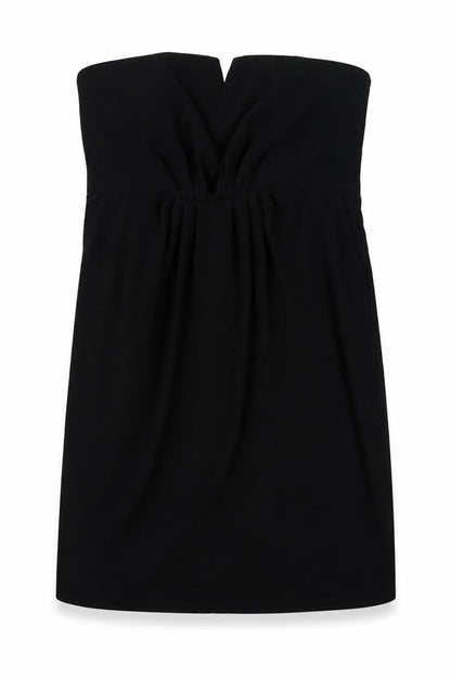 Oasis Womens Black Polyester Mini Size 16 Off the Shoulder Zip