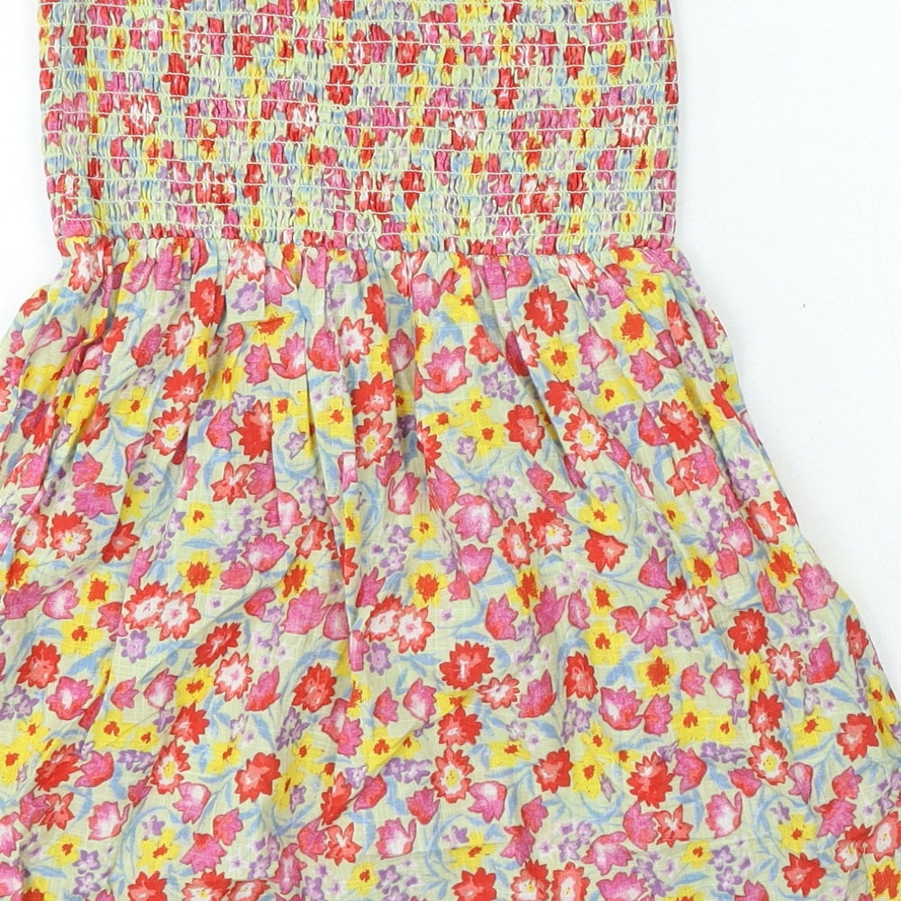 Womens UK Size 8 New Look Multicoloured Basic Blouse