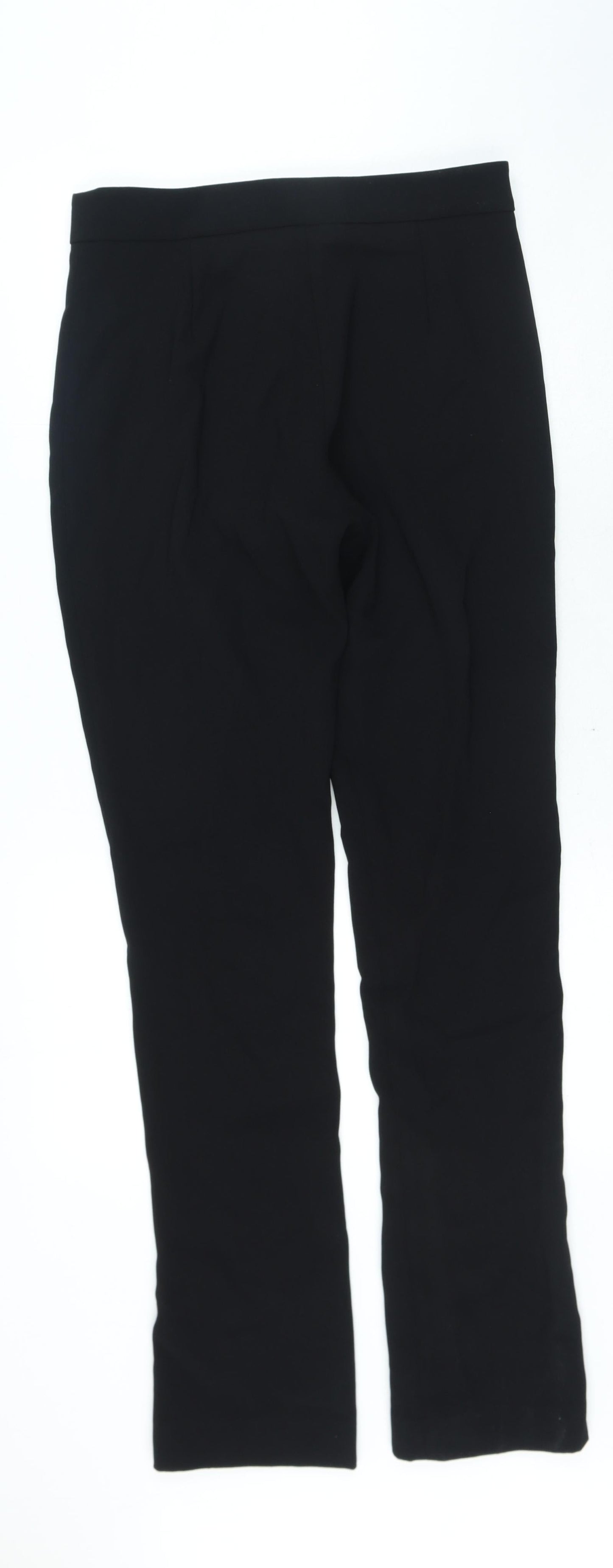 Womens UK Size S Zara Regular Fit  Black Trousers