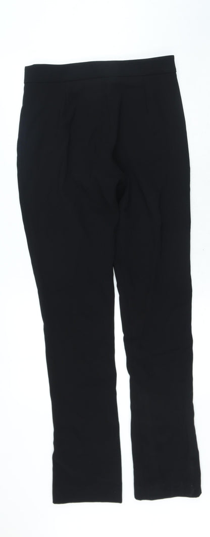 Womens UK Size S Zara Regular Fit  Black Trousers