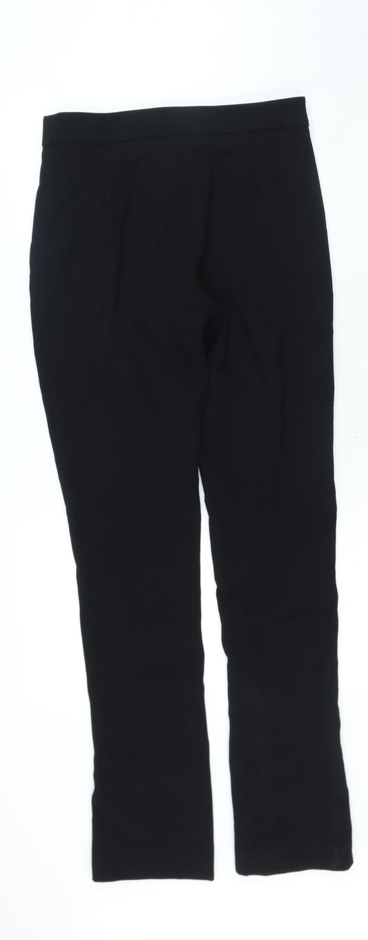 Womens UK Size S Zara Regular Fit  Black Trousers