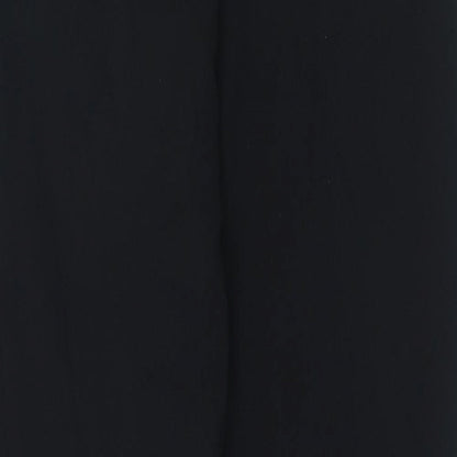 Womens UK Size S Zara Regular Fit  Black Trousers