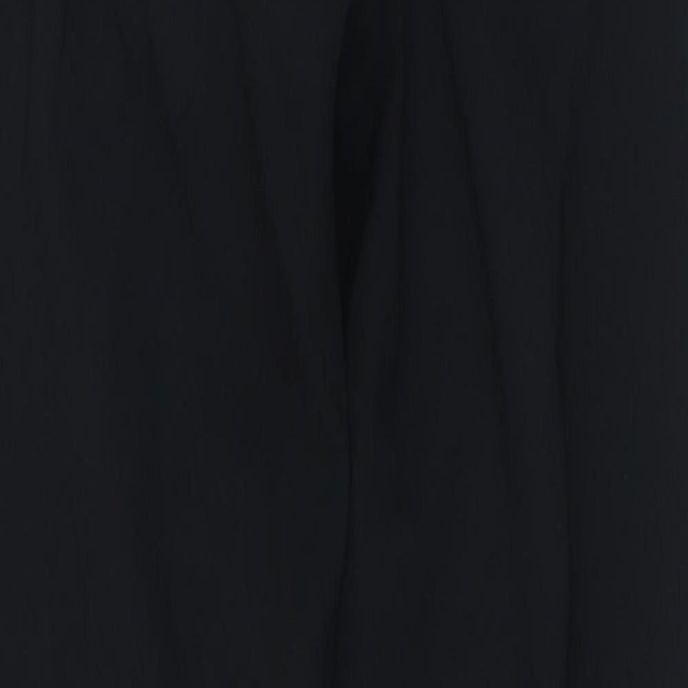 Womens UK Size S Zara Regular Fit  Black Trousers