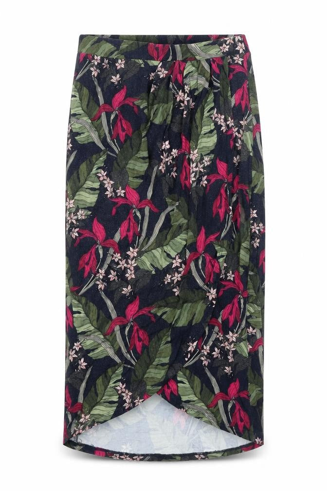 Womens UK Size XS Oasis Wrap Jersey Skirt