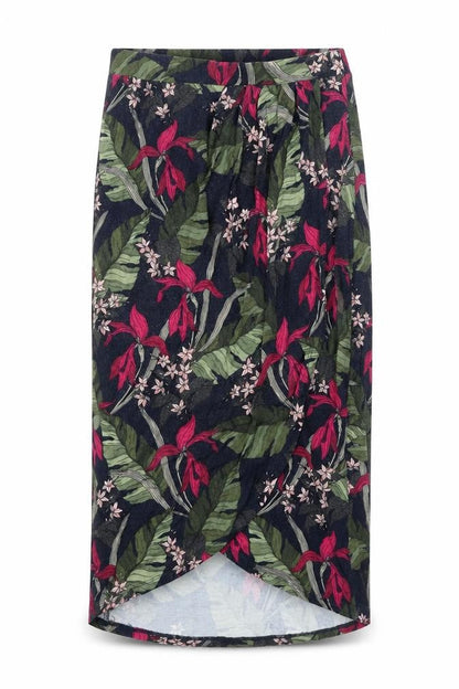 Womens UK Size XS Oasis Wrap Jersey Skirt