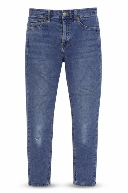 Mens UK Size 28 in Topshop Regular Fit Skinny Blue Jeans