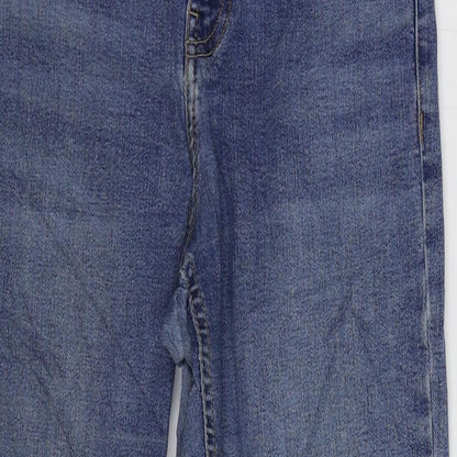 Mens UK Size 28 in Topshop Regular Fit Skinny Blue Jeans