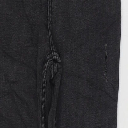 Denim & Co. Womens Black Cotton Skinny Jeans Size 12 L27 in Regular Zip