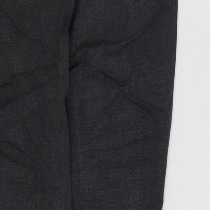 Denim & Co. Womens Black Cotton Skinny Jeans Size 12 L27 in Regular Zip