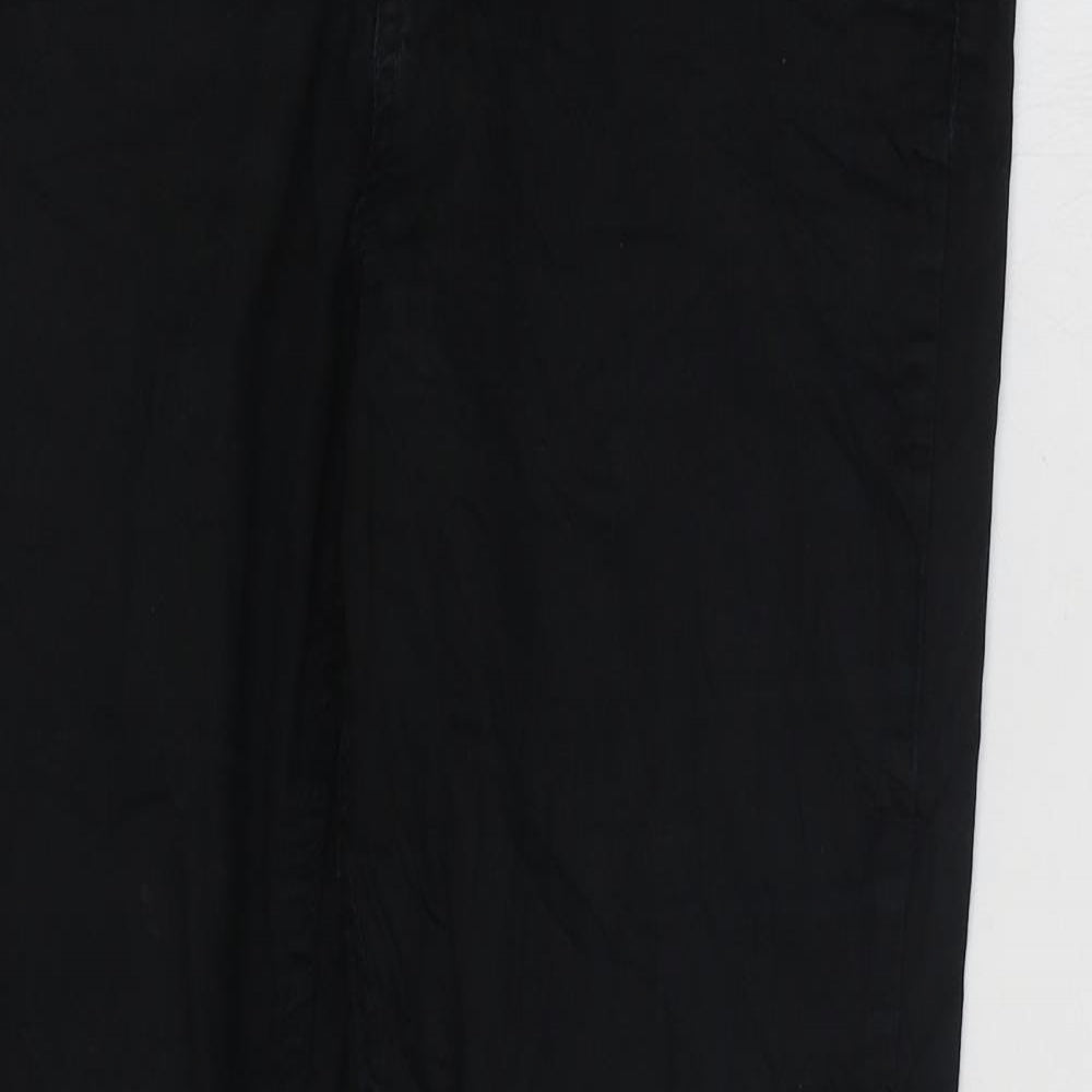 New Look Womens Black Cotton Skinny Jeans Size 10 L27 in Regular Zip