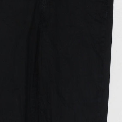 New Look Womens Black Cotton Skinny Jeans Size 10 L27 in Regular Zip
