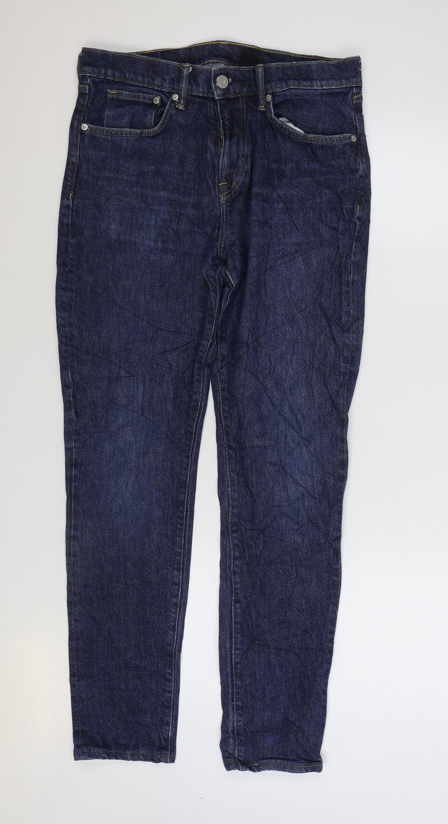 Womens UK Size 32 in Marks and Spencer Regular Fit Skinny Blue Jeans