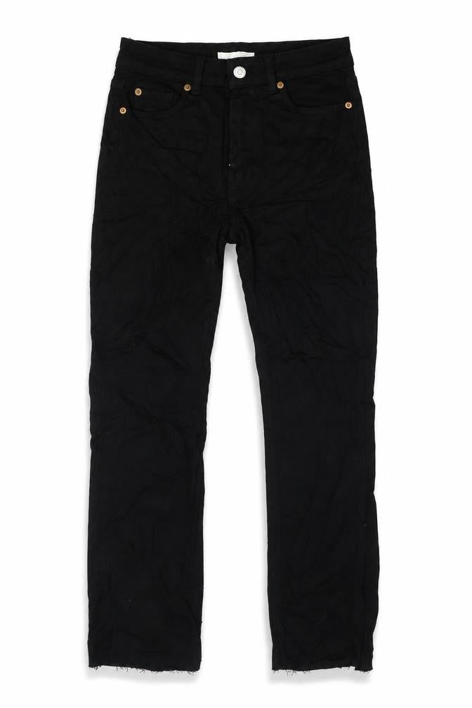 Womens UK Size 8 H&M Regular Fit Straight Black Jeans