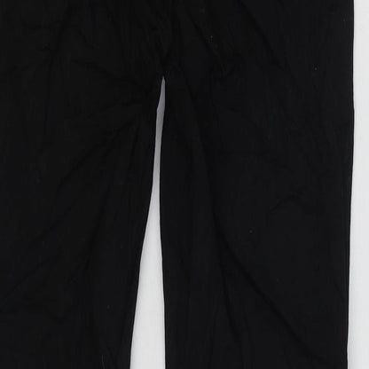 Womens UK Size 8 H&M Regular Fit Straight Black Jeans