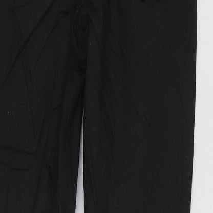 Topshop Womens Black Cotton Skinny Jeans Size 28 in L32 in Regular Zip