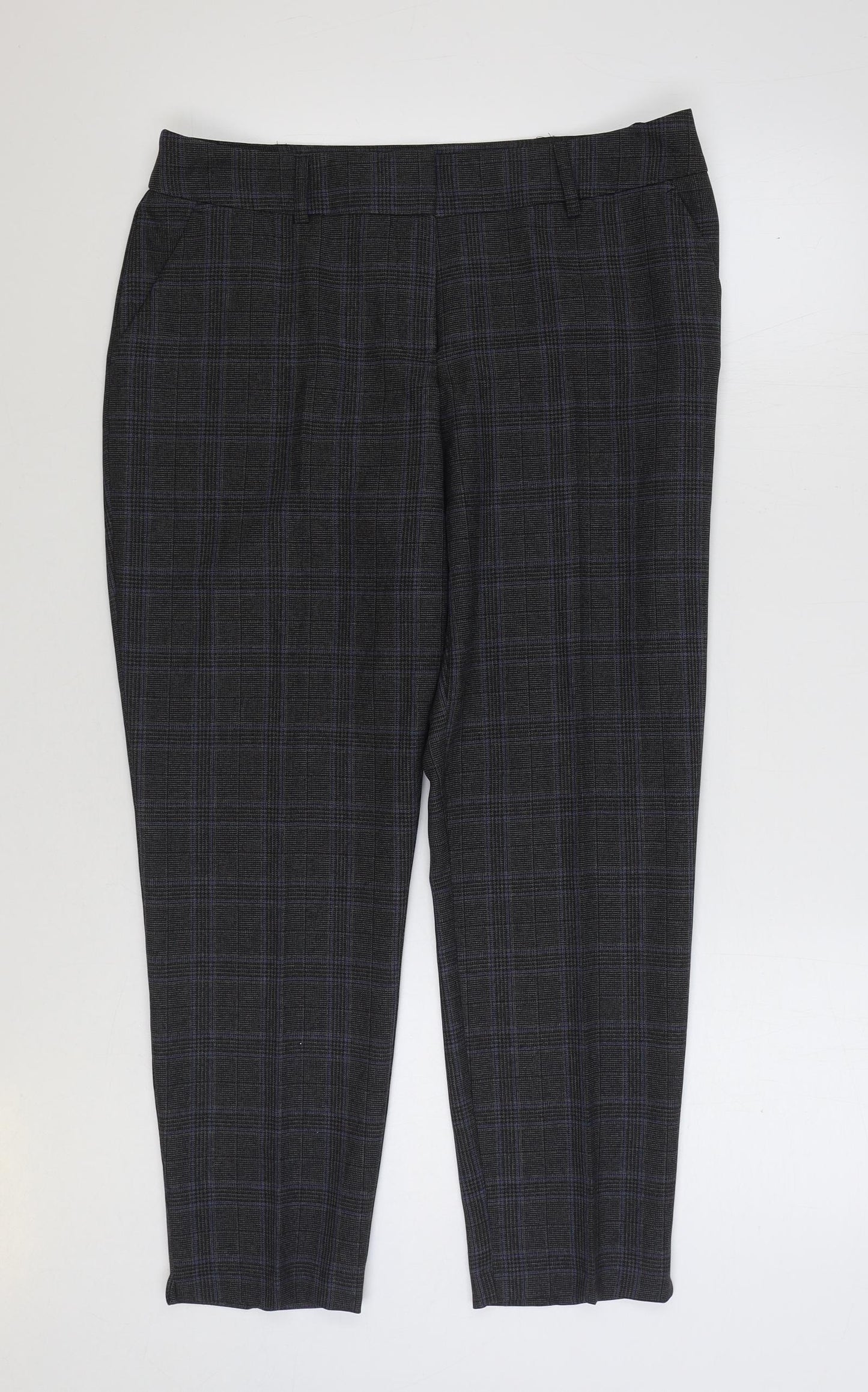 Womens UK Size 12 Dorothy Perkins Regular Fit  Grey Trousers
