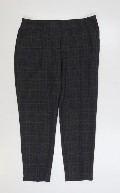 Womens UK Size 12 Dorothy Perkins Regular Fit  Grey Trousers