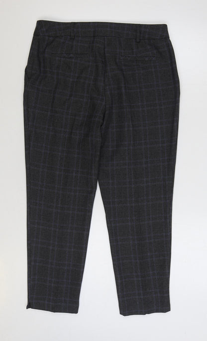 Womens UK Size 12 Dorothy Perkins Regular Fit  Grey Trousers
