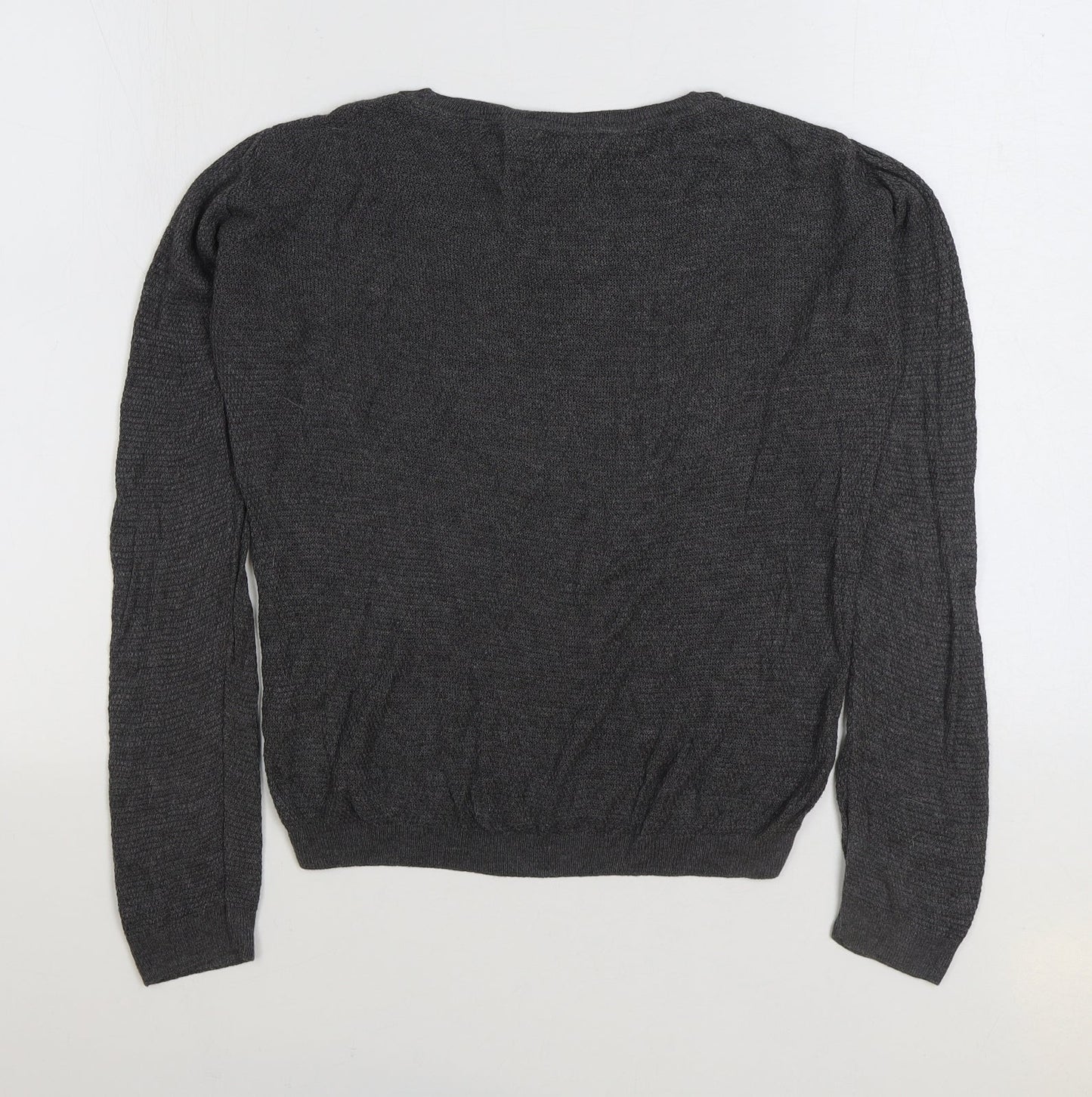 Womens UK Size 6 Dorothy Perkins Grey Basic T-Shirt