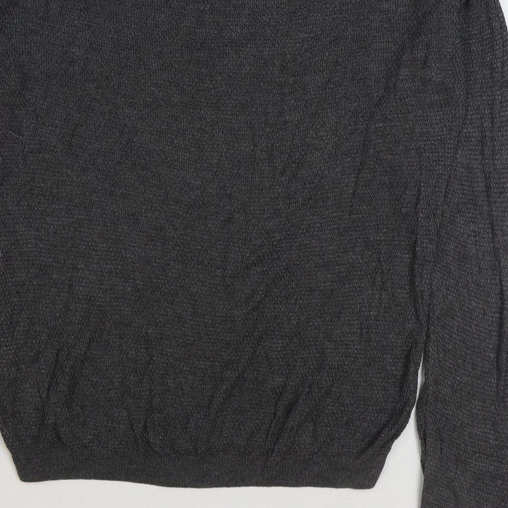 Womens UK Size 6 Dorothy Perkins Grey Basic T-Shirt