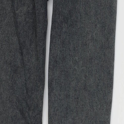 Topshop Womens Blue Cotton Skinny Jeans Size 28 in L30 in Regular Zip