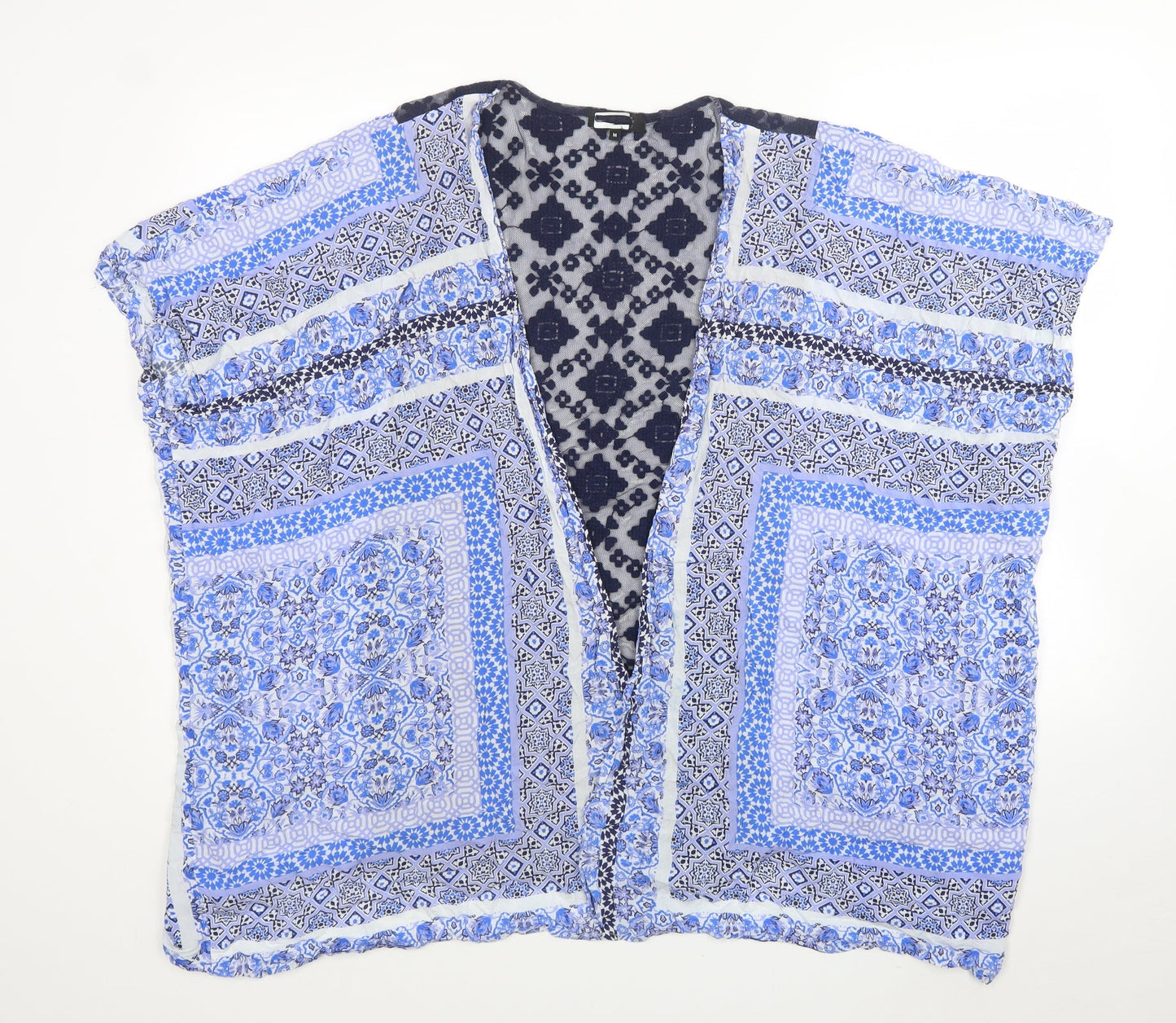 Womens UK Size M New Look Blue Vest Jumper