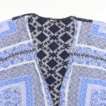 Womens UK Size M New Look Blue Vest Jumper