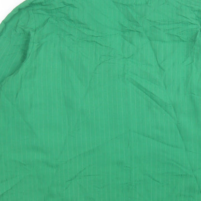 Womens UK Size 20 Arcadia Green Jersey Button-Up