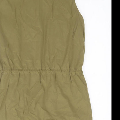 Jumpo Womens Green Gilet Jacket Size 10 Zip