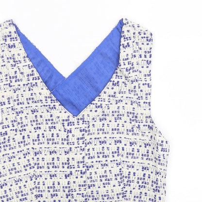 Womens UK Size S Drole de copine White Cropped Blouse