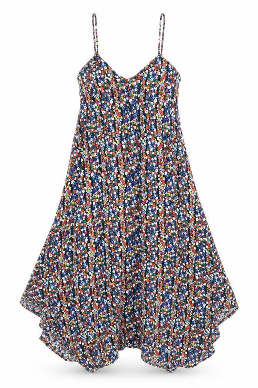 Gap Womens Multicoloured Floral Viscose Trapeze & Swing Size XS V-Neck Pullover