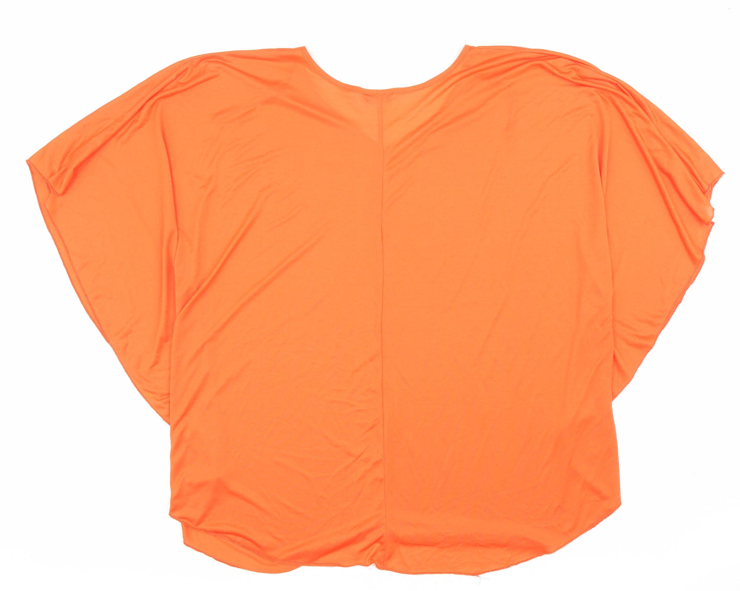Womens UK Size 22 Marina Kaneva Orange Basic Blouse