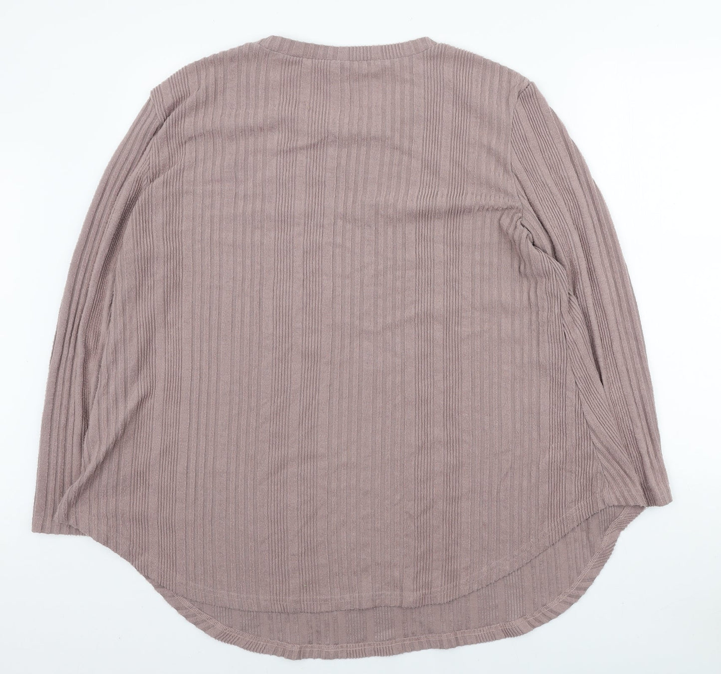 SheIn Womens Pink Polyester Pullover Sweatshirt Size XL Pullover