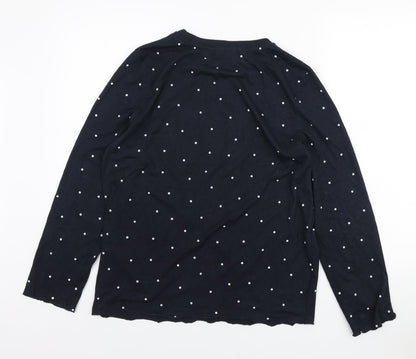 Womens UK Size S Topshop Blue Basic T-Shirt
