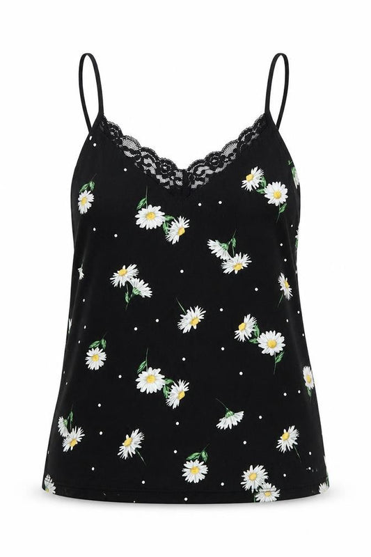 Womens UK Size S Primark Black Camisole Tank