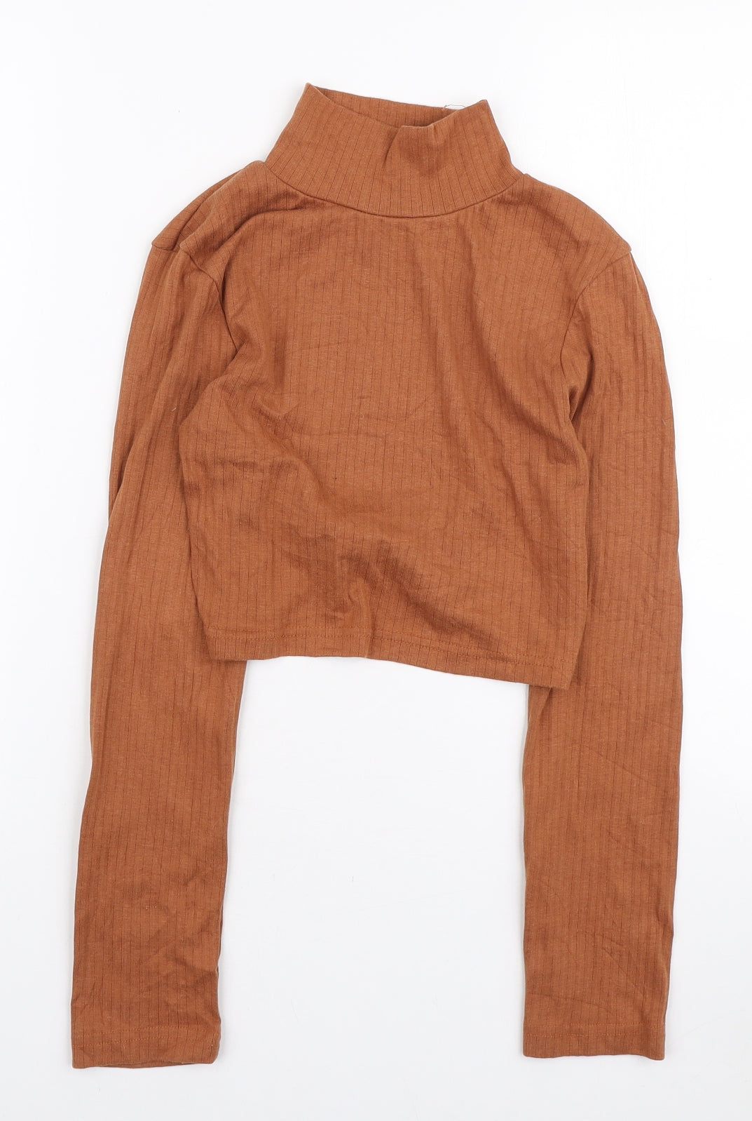 Womens UK Size 10 Missguided Brown Pullover Jumper