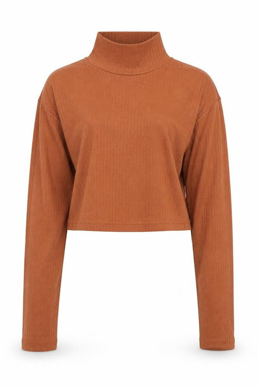 Womens UK Size 10 Missguided Brown Pullover Jumper