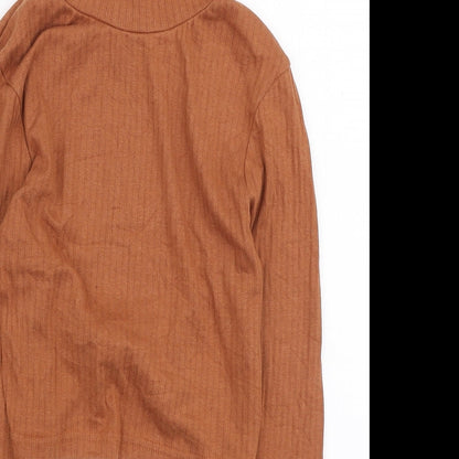 Womens UK Size 10 Missguided Brown Pullover Jumper