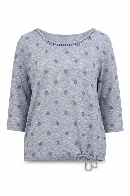 Womens UK Size 12 M&Co Blue Pullover Jumper