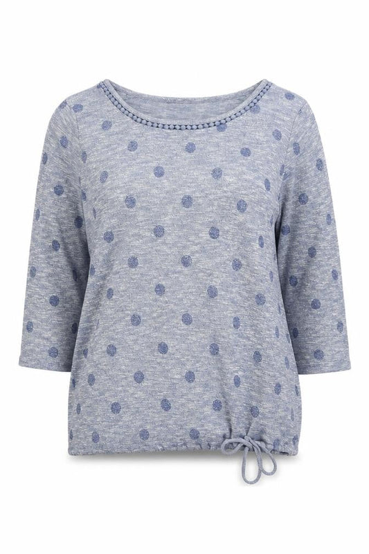 Womens UK Size 12 M&Co Blue Pullover Jumper