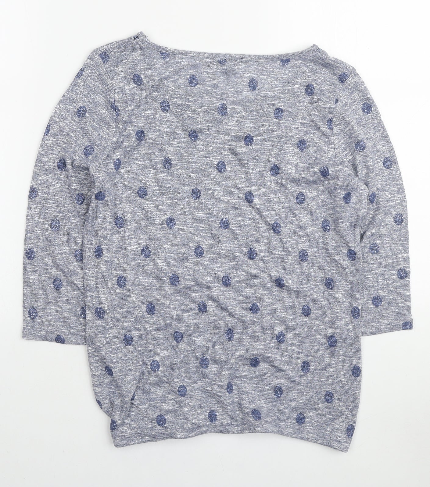 Womens UK Size 12 M&Co Blue Pullover Jumper