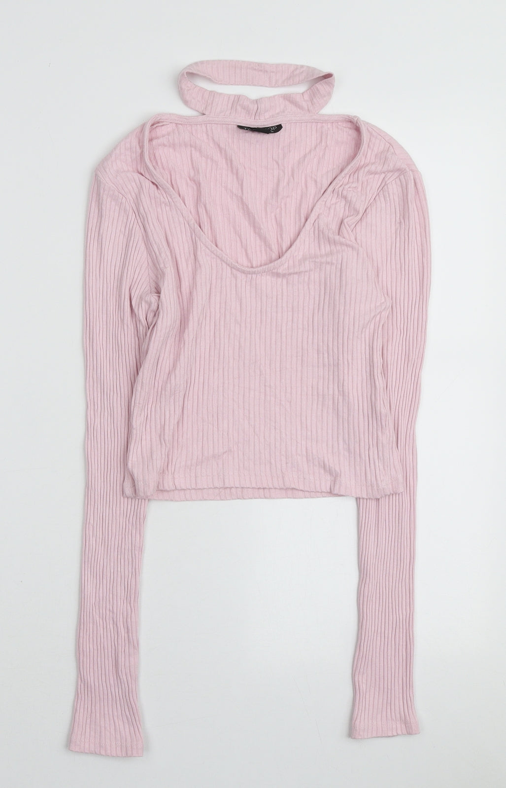 Womens UK Size 10 Topshop Pink Pullover Jumper