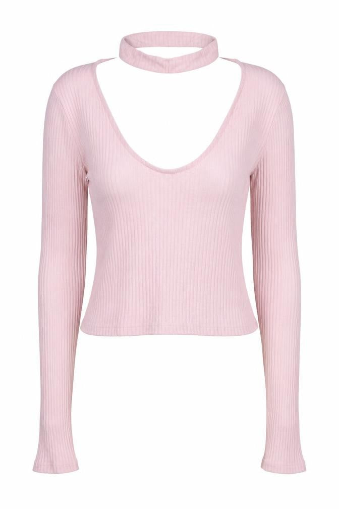 Womens UK Size 10 Topshop Pink Pullover Jumper