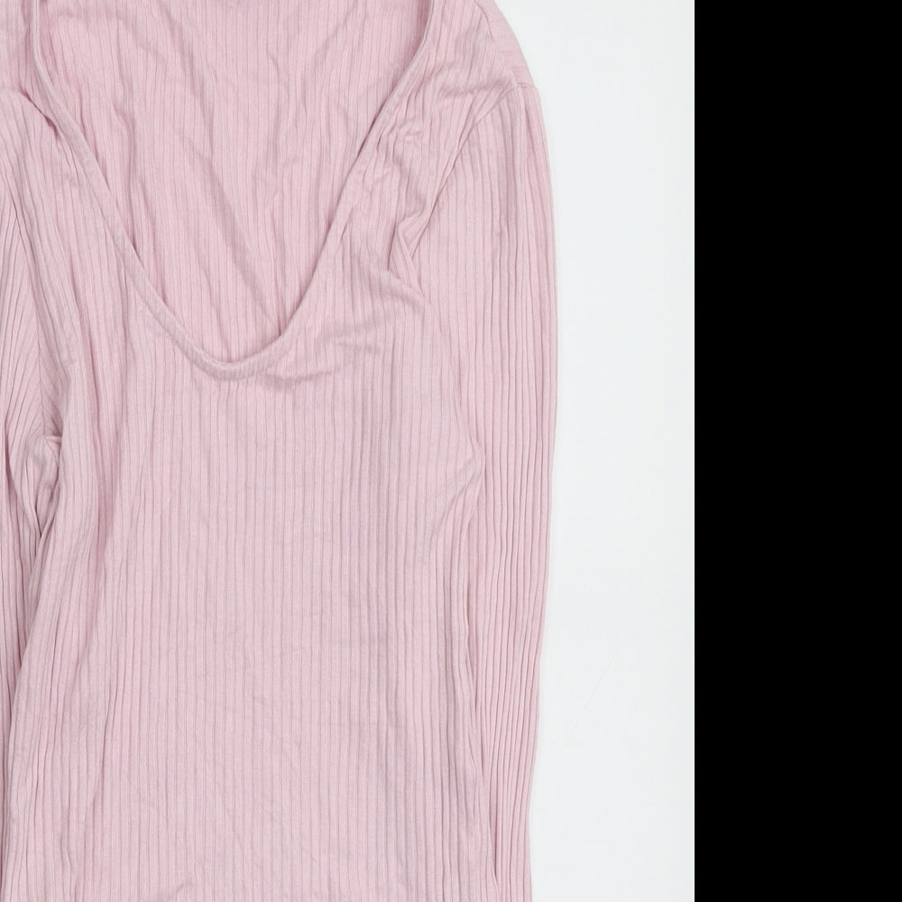 Womens UK Size 10 Topshop Pink Pullover Jumper